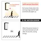LED Outdoor Wall Light Waterproof IP66 Motion Sensor LED Outdoor Lighting Porch Lights Balcony Garden Lights Outdoor Wall Lamp
