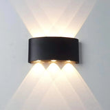 Apliques de pared LED modernos para interiores y exteriores, luces blancas de montaje en pared para sala de estar, pasillo, dormitorio, decoración