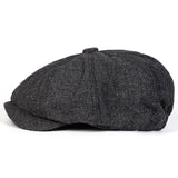 Unisex Retro Herringbone Newsboy Caps Men British Painters Hats Spring and Autumn Berets Hip Hop Berets