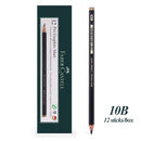 Faber-Castell 8/12pcs Set Matte Sketch Pencil Art Graphite For Sketch Black Lead Writing Drawing Graphite Pencils Supplies