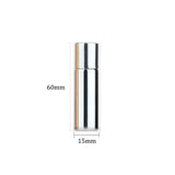 5/10ml UV Glass Stainless Steel Beads Essential Oil Roll-on Glass Bottle Eye Cream Massage Application Sample 1pc