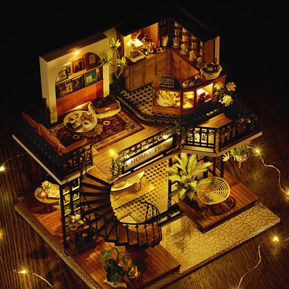 Doll House Handmade 3D Puzzle Making Building Model Kit Production And Assembly Room Toys Wooden Crafts DollHouse Birthday Gifts