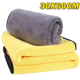 Toalla de microfibra para lavado de coches, paño de limpieza, secado, detallado de coches, 30 cm, 40 cm, 60 cm (1 unidad, 3 unidades, 5 unidades) 