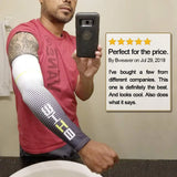 1 Pair Unisex Cycling Running Sports Sleeve Arm Cooling Sleeves UV Sun Protection Cuff Cover Protective Elastic Arm Sleeves New