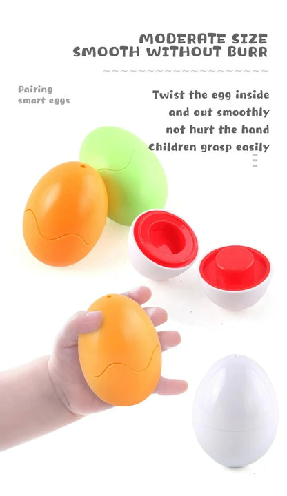 Eggs Screws 3D Puzzle Montessori Learning Education Math Toys Kids Shape Match Smart Game For Children Educational Easter Gifts