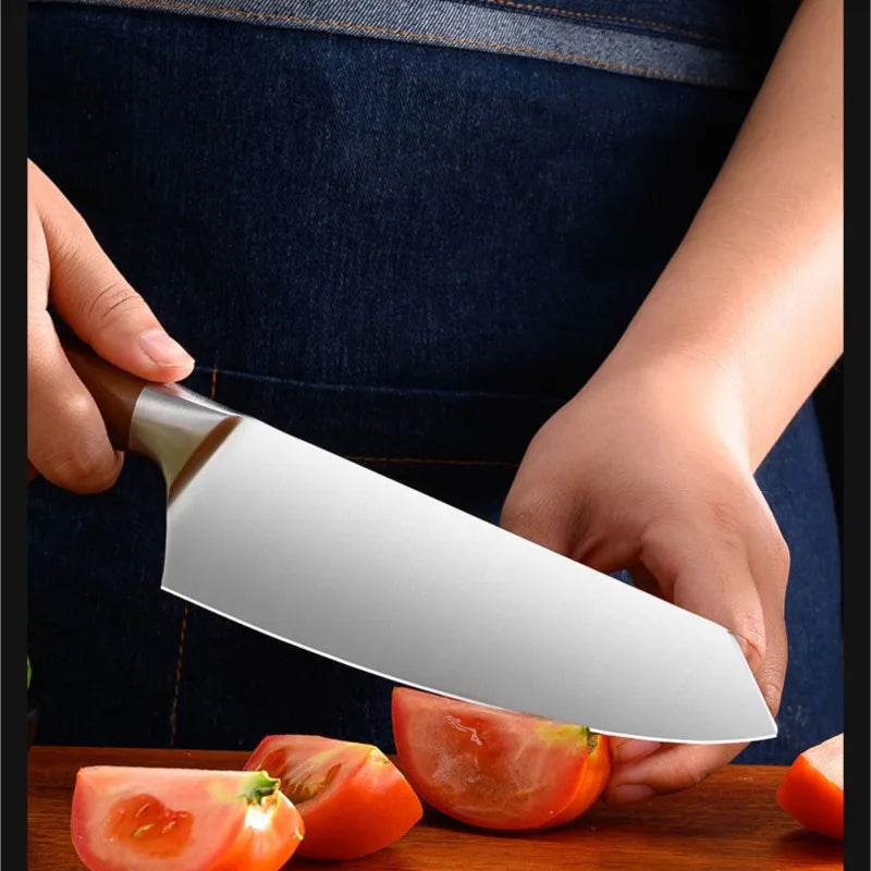 Kitchen Knife Stainless Steel Slicing Cleaver Japanese Chef Fish Cutting Vegetables Meat Cooking Knives Set Tools Kitchen Knives