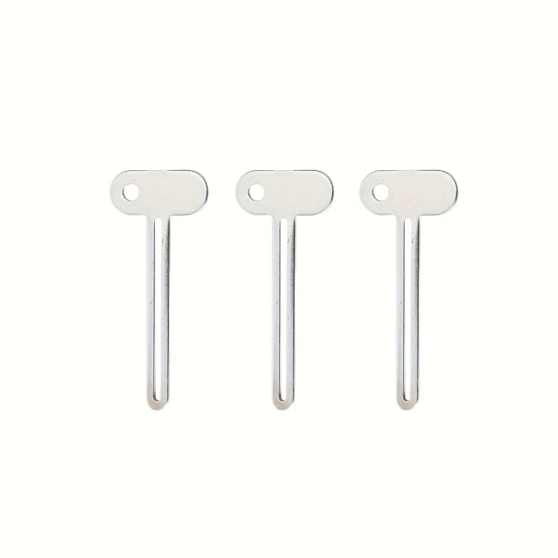 Exprimidor de pasta de dientes de acero inoxidable, dispensador giratorio para ungüentos, cosméticos y accesorios de baño.