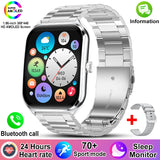 New For OPPO Ultra Thin Smart Watch Men Woman 1.96" HD AMOLED 70+Sports Mode Health Monitor Bluetooth Call Waterproof Smartwatch