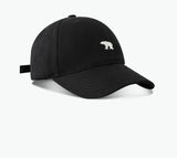 Stylish Bear Embroidered Baseball Cap Sun Protective Breathable Adjustable Ideal Casual Hat Men Women Unisex Baseball Cap