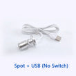 USB LED Spotlight 3W DC5V Jewelry Cabinet Showcase Counter Lamp Surface Mounted Ceiling Mini Spot Light USB 5V Interface