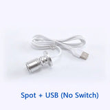 USB LED Spotlight 3W DC5V Jewelry Cabinet Showcase Counter Lamp Surface Mounted Ceiling Mini Spot Light USB 5V Interface