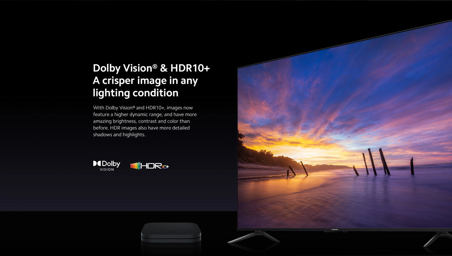 Xiaomi Mi TV Box S 2.ª generación, versión global, 4K Ultra HD, Bluetooth 5.2, 2 GB, 8 GB, Google TV, Asistente de Google, Smart TV Box