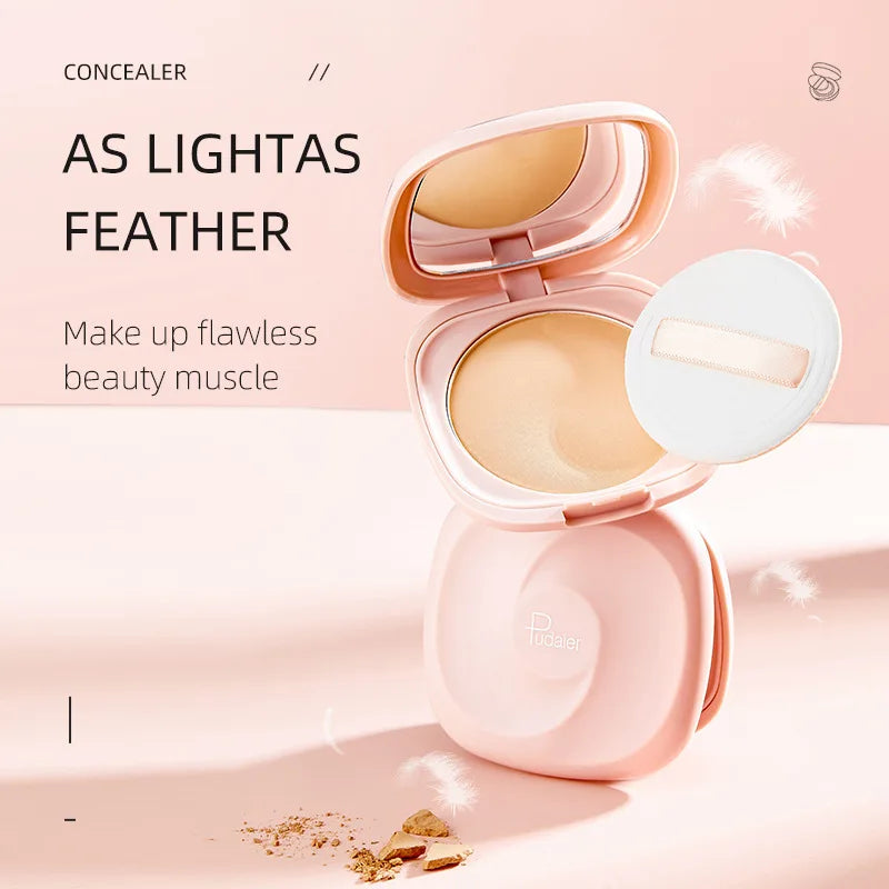 Bronzer controle duradouro óleo pressionado configuração pó fosco à prova dwaterproof água solto translúcido nu pó facial maquiagem coreana cosméticos