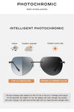 Benywoods Design Fashion Rimless Men's Sunglasses Gradient Photochromic UV400 Outdoor Sun Glasses Pure Titanium Eyewear BS23052