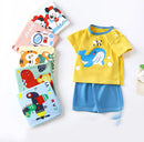 Kids Clothes Children's Sets Boys Girl T-shirt Shorts 2PCS Summer Cotton Short sleeve Baby Children Clothing Toddler Suit