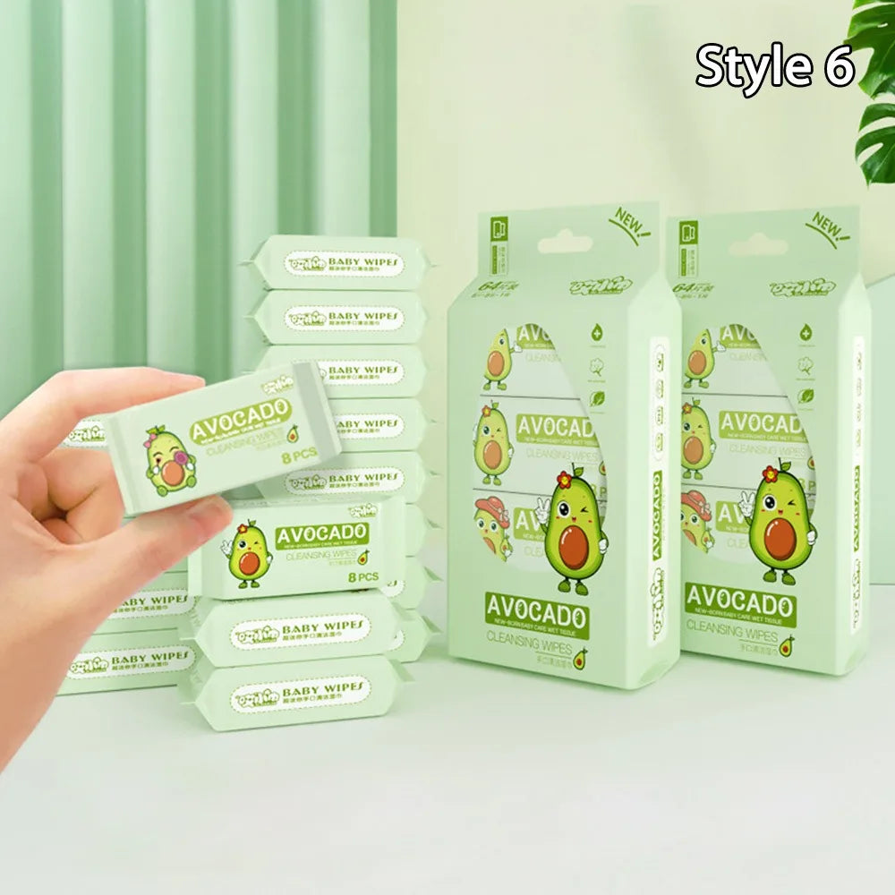 New Soft Baby Wet Wipes Hand Mouth Cleaning Large Pack Baby Gentle Wipes High Quality Disposable Freshing Cleaning Wipes Babies