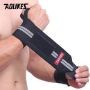 Aolikes 1pcs Wristband Wrist Support Weight Lifting Gym Training Wrist Support Braces Wraps Crossfit Powerlifting 