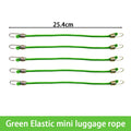 5/10PCS Luggage Strap Elastic Strap Fixed Elastic Cord Socket Fixed Small Hook 4mm Latex Mini Rope Camping Accessories