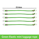 5/10PCS Luggage Strap Elastic Strap Fixed Elastic Cord Socket Fixed Small Hook 4mm Latex Mini Rope Camping Accessories
