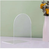 1Pcs Clear Acrylic Bookends Non-Skid Book End for School Library and Desktop Organizer, Acrylic Book Ends for Book Shelves