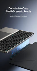 DUX DUCIS Foldable Bluetooth 5.0 Keyboard with Touchpad & Phone Holder For Phones Tablets PC iOS Android Windows Mac