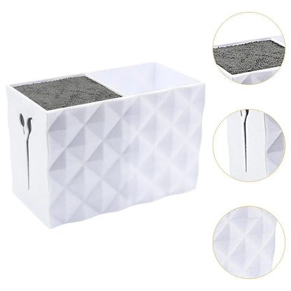 Caja de almacenamiento para cepillos y peines de salón, soporte para accesorios de peluquería 