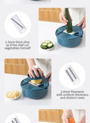 12PCS New Kitchen Multi-functional Nine-in-one Vegetable Cutter Grater Potato Radish Shredder Vegetable Cutter Salad Utensils
