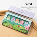 150 Sheets/set Cartoon Animals Sticky Notes Classified Indexing Stickers Bookmarks Notepads Stationery