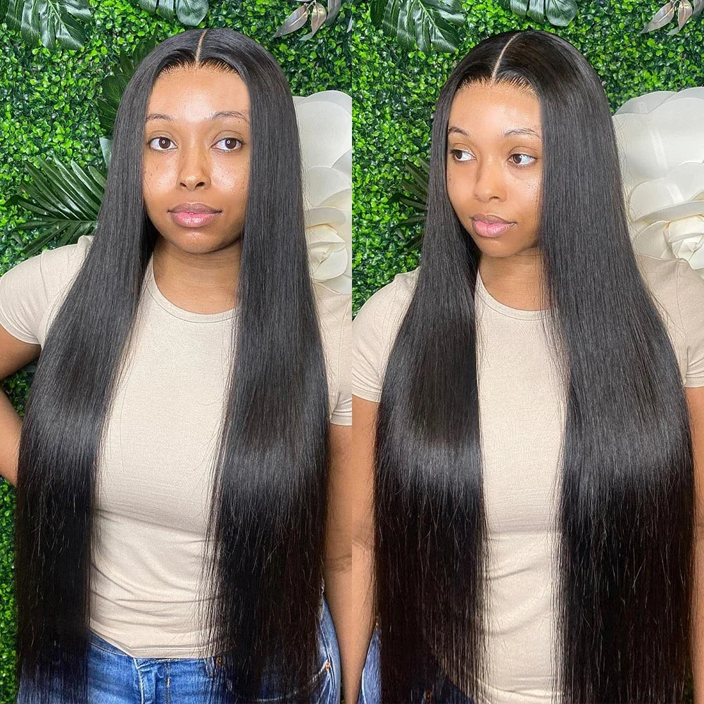 Peruca lace frontal gluseless cabeloliso HD - sem cola