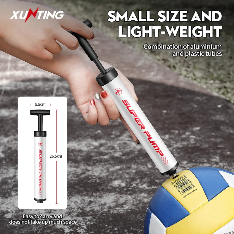 Xunting Pedal MTB Bicycle Pump MTB Bike Ball Air Pump InflatorSchrader Bicycle Pumps Compact Inflation Accessories for Swimming