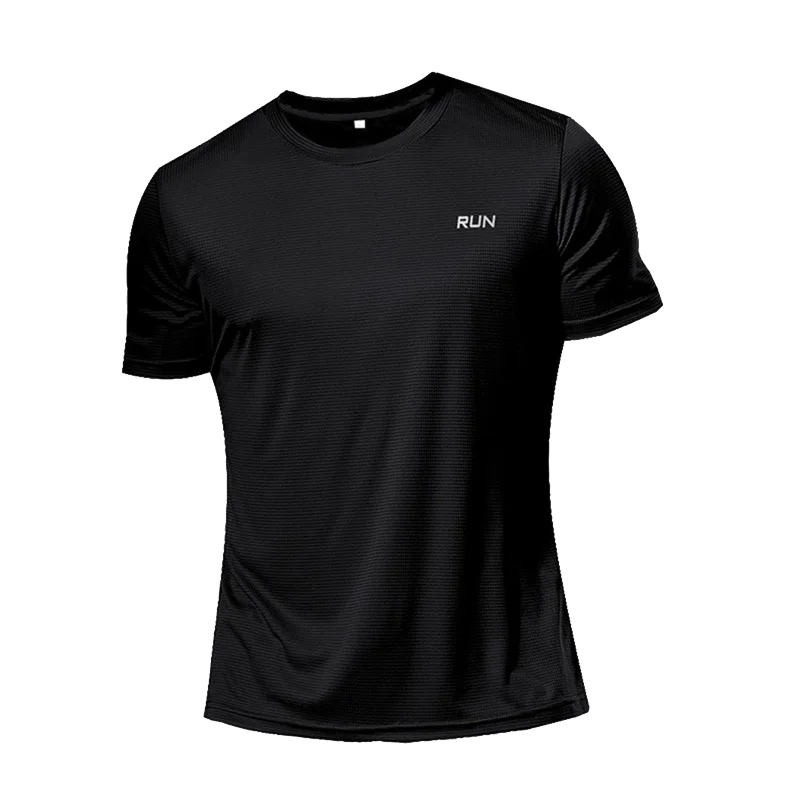 Long and Short-Sleeved T-Shirt Fitness Sports Tops Morning Running Ice Silk Quick Dry Outdoor Mountaineering Gym Clothing Men