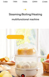 Automatic Electric Egg Steamer Multifunctional Electric Egg Boiler Double-Layer Egg Cooker Mini Kitchen Breakfast Machine
