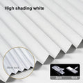 Self-Adhesive Pleated Blind High Shading Non-Woven Window Shade Bathroom Kitchen Balcony Zebra Blackout Curtain