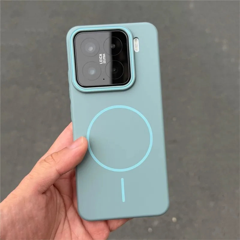 Luxury Magnetic Hard Case for Xiaomi Mi 13 14 14T 15 Ultra Redmi Note 13R 14 Pro Poco F5 F6 F7 For Magsafe Wireless Charge Cover