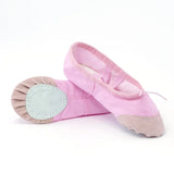 Flat Head Slippers for Kids, Soft Ballet Slippers, Belly Dance Shoes, Yoga, Gym, Black and White, Women and Men