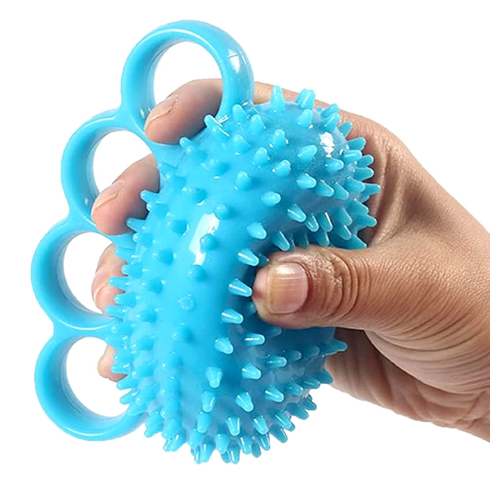 1Pcs Hand Grip Strength Ball, Finger Wrist Flexibility Exerciser Grip Ball, Muscles and Hand Strengthener Exercise for 4 Fingers