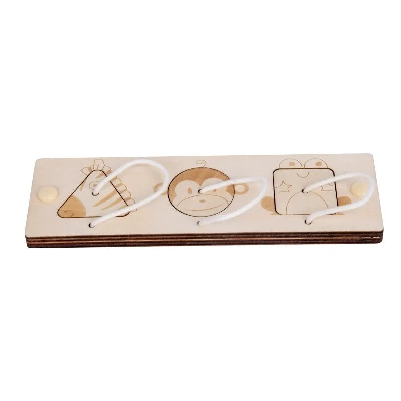 DIY Montessori  Busy Board Material Accessories Rainbow Card Water Pipe Aid Early Education Learning Skill Toy Wooden Toys Gifts