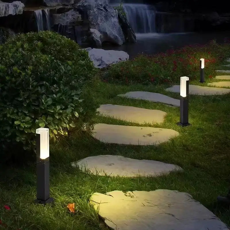 DC voltage outdoor landscape light LED outdoor lawn light IP65 waterproof aluminum alloy material 10W power simple design