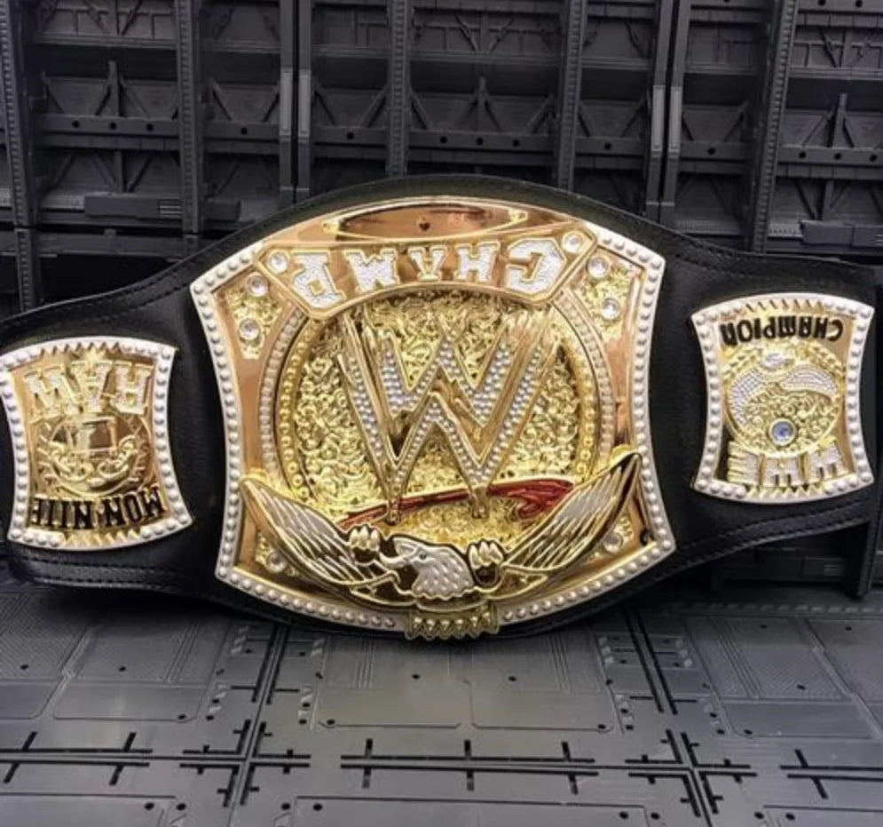 WWE Boxing Champion Gold Belt WWE Championship Belt Characters Occupation Wrestling Gladiators Belt Cosplay Toys Halloween Gift