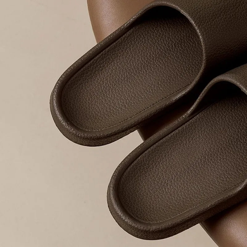 Summer Fashion Slippers Women's Shoes Cloud Slippers For Men Home Flat Sandals Massage Flip Flops Couples Bathroom Indoor Slides
