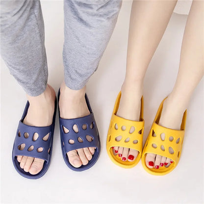 Summer Fashion Slippers Women Shoes Cloud Slippers For Men Home Flat Sandals Massage Flip Flops Couples Bathroom Indoor Slides