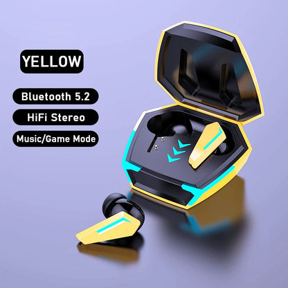Tecsire M10 Gaming Bluetooth Earphone Wireless Earbuds TWS Stereo Bass Touch Control With Microphone