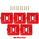 Machine Holder Battery Storage Rack for Dewalt/Makita/Milwaukee 14.4V 18V Li-ion Battery Wall Mount Tool Bracket Fixing