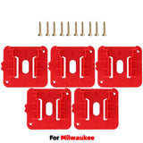 Machine Holder Battery Storage Rack for Dewalt/Makita/Milwaukee 14.4V 18V Li-ion Battery Wall Mount Tool Bracket Fixing