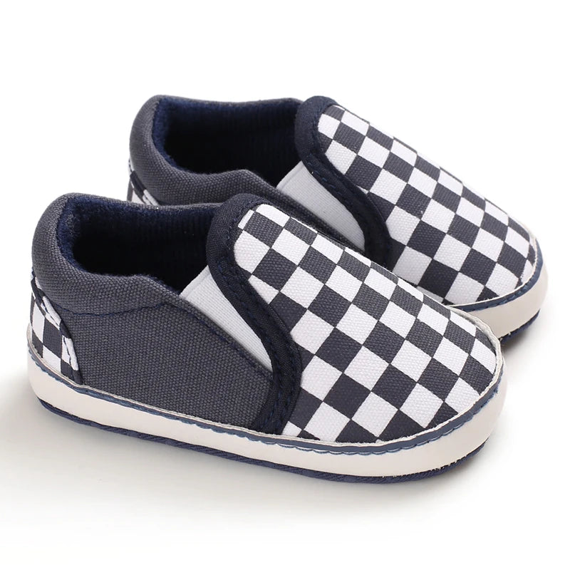 Newborn Baby Canvas Shoes Anti-slip Soft Baby Boy Girl Sneakers Casual Multi-Color Toddler First Walkers Crib Shoes