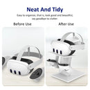 Soporte de pantalla y controlador de VR para Meta Quest 3/Meta Quest Pro/Oculus Quest 2/Oculus Quest Soporte de pantalla recargable