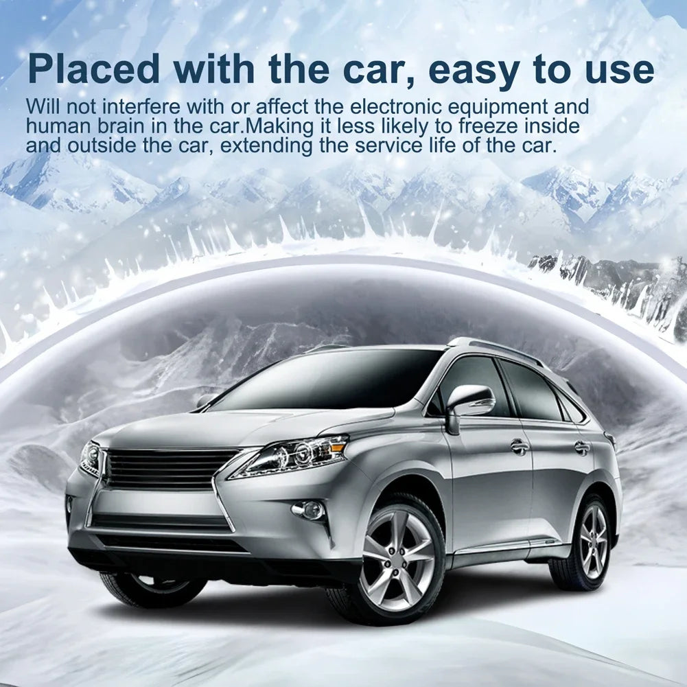 Solar Antifreeze Electromagnetic Molecular Windshield Car Snow Removal Instrument Window Glass Defogging &amp; Defrosting &amp; Deicing