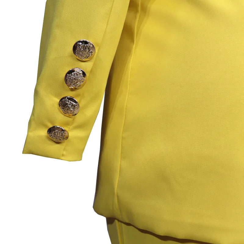 Women's Clothing 2023 Autumn New Solid Color Casual Suit Wide-leg Pants Suit Two-piece Suit Ensemble Femme 2 Pièces été