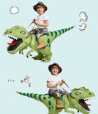 Animal Cartoon Riding T-Rex Inflatable Costume Nursery Kids Dinosaur Role-Playing Game Adult Kids Chasing Game Birthday Gift