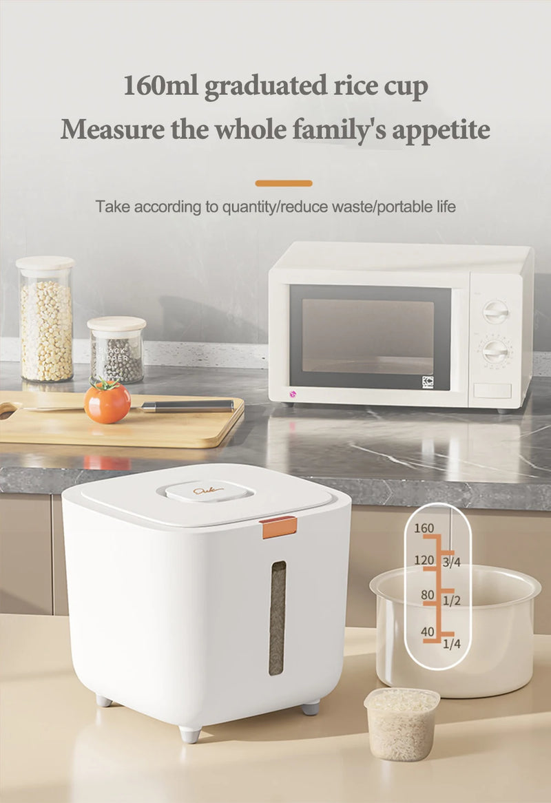 Insect Proof Moisture Proof Rice Box Grain Sealed Jar Kitchen Container 5/10KG Storage Kitchen Container Storage Box with Lid